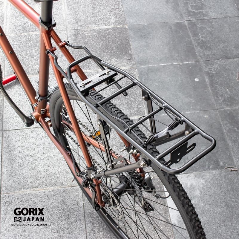 GORIX[ゴリックス] リアキャリア 荷台 自転車 バネ キャリア