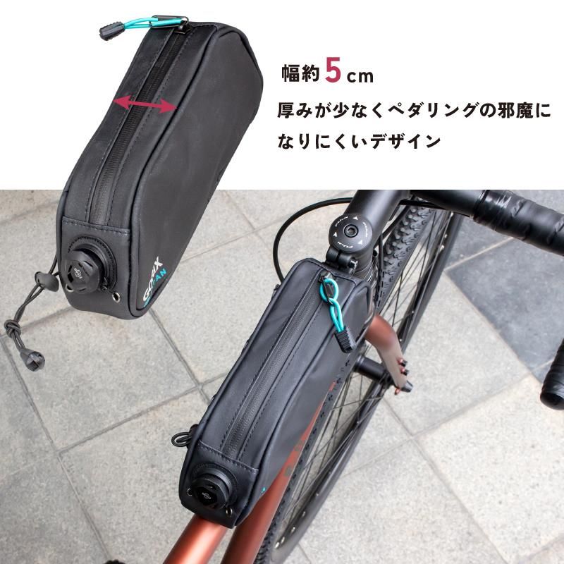 GORIX[ゴリックス] トップチューブバッグ 自転車 防水撥水