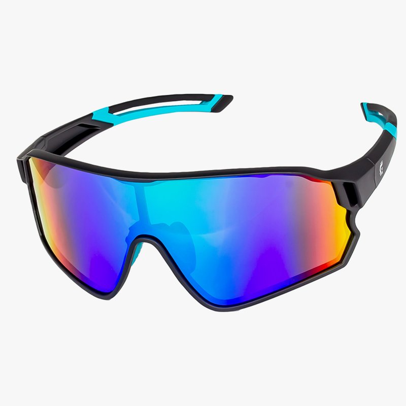 サングラス　偏光　UV400　紫外線カット　ブルーミラー　スポーツタイプ