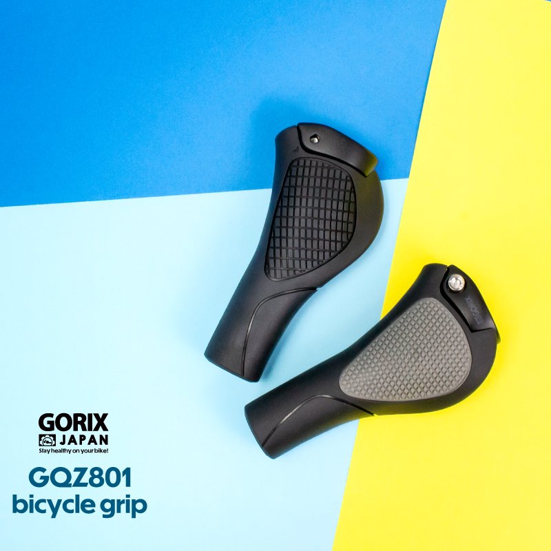 GORIX[ゴリックス]自転車グリップ エルゴグリップ (GQZ801)黒 クロスバイク| GORIX公式オンラインショップ