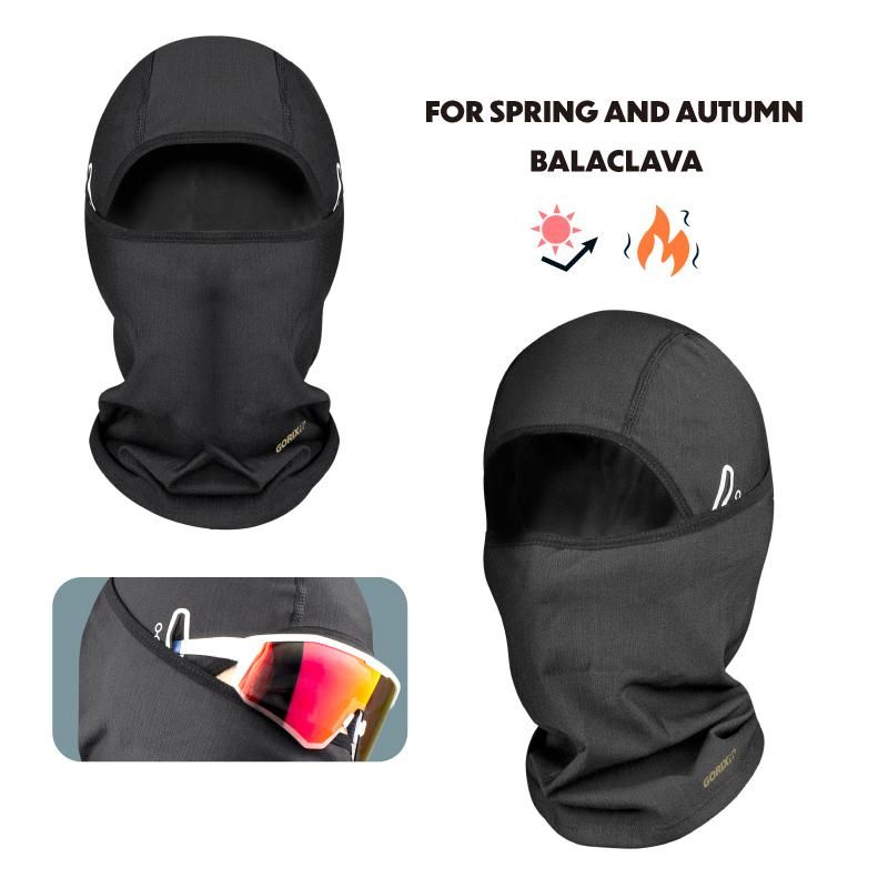 冬秋春向け)長いシーズン使える薄手のバラクラバ軽い着用感 | GORIX