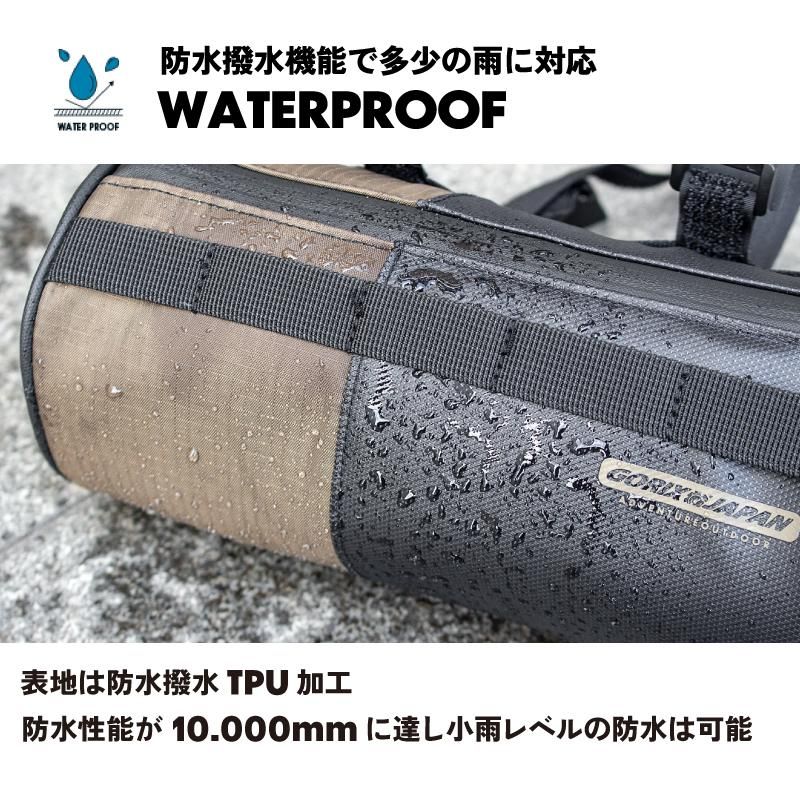 フロントバッグ シリンダー 防水撥水 2L 自転車 (DeviSuge フロントバッグ シリンダー 防水撥水 2L 自転車 (DeviSuge