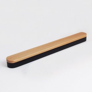 木製マグネット箸箱　黒
