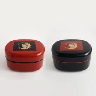 みみずく 二段弁当箱 - 【漆器の通販】漆器の能作｜1780年創業