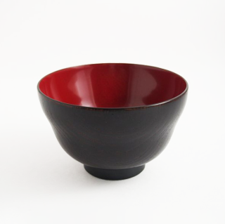 山中塗 ぼかし汁椀（内朱） - 【漆器の通販】漆器の能作｜1780年