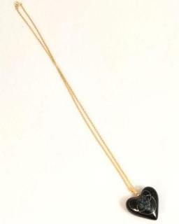 輪島塗 蒔絵ハート型ネックレス