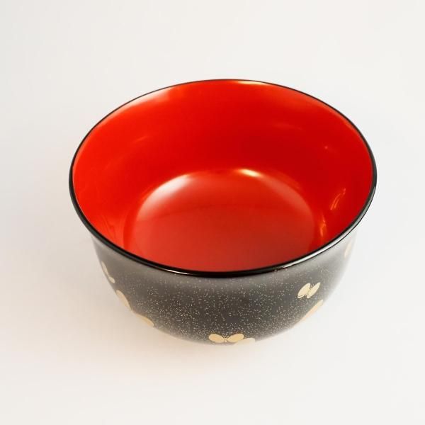 輪島塗 蝶蒔絵 多用丼 - 【漆器の通販】漆器の能作|1780年創業 輪島塗 蝶蒔絵 多用丼 - 【漆器の通販】漆器の能作|1780年創業