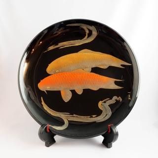 適切な価格 輪島塗 漆器 金蒔絵 蒔絵 金沢蒔絵 菓子皿 銘々皿 蔵出し 5客 工芸品