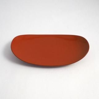 輪島塗 尺 小西啓介作 沈金飛花 丸盆 - 【漆器の通販】漆器の能