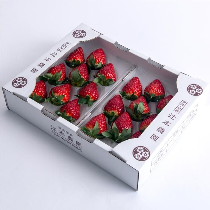 古都華 3 L サイズ9 粒× 2 P - 辻本農園 いちご専門（古都華