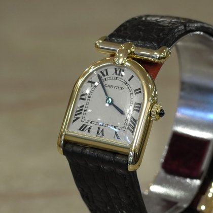 【ヴィンテージ腕時計 カルティエ】カランドレLM80年代メンズ