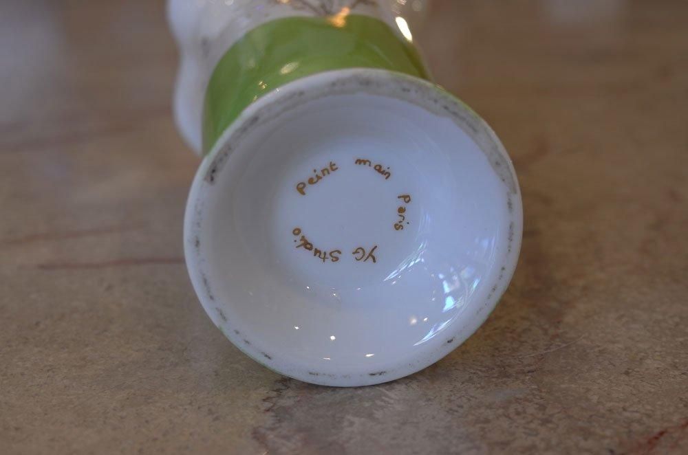 フランスインテリア雑貨】花瓶 一輪挿し 世界で一つの作品 手書き花