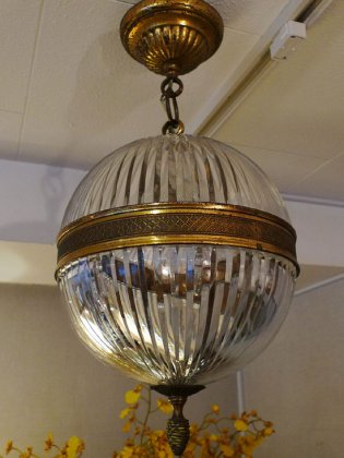 【フランスアンティーク照明】ペンダントライト バカラクリスタル19世紀