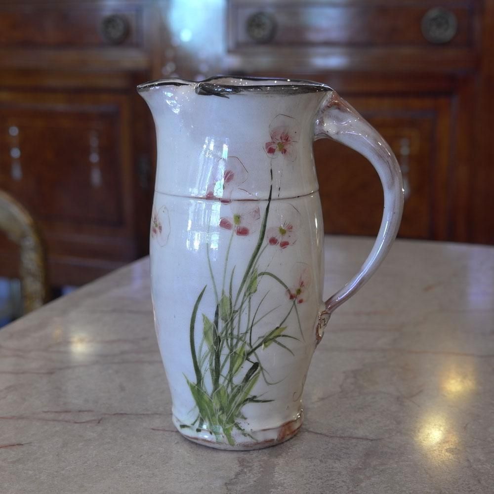 フランスインテリア雑貨】花瓶 水差し 世界で一つの作品 手書き