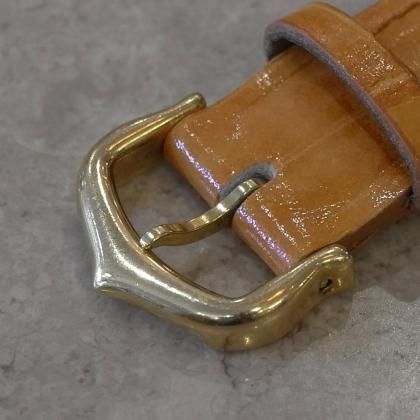【ヴィンテージ腕時計 カルティエ】Cartier 18金純正バックル尾錠14mm イエローゴールド 80年代 レディースメンズ  パリ