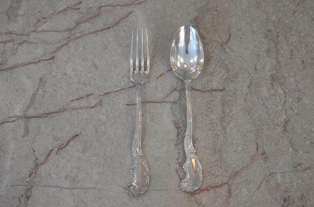 フランスアンティーク雑貨】ディナーフォーク＆ディナースプーン