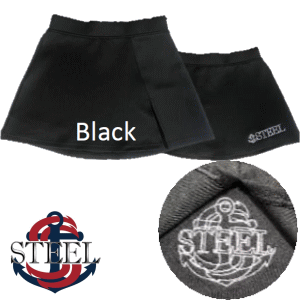 スティール スカート＜SSKT-003＞ブラック（ボウリングスカート）の商品画像