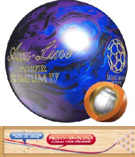 ABS ナノデス アキュライン ツアープレミアム4（ボウリングボール）の商品画像
