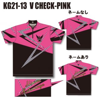 ケーゲル KG21-13＜V CHECK/PINK＞（ボウリングウェア）の商品画像