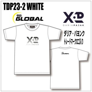 ABS ダリア・パヨング来日記念モデル Tシャツ＜TDP23-2＞WHITE（ボウリングウェア）の商品画像