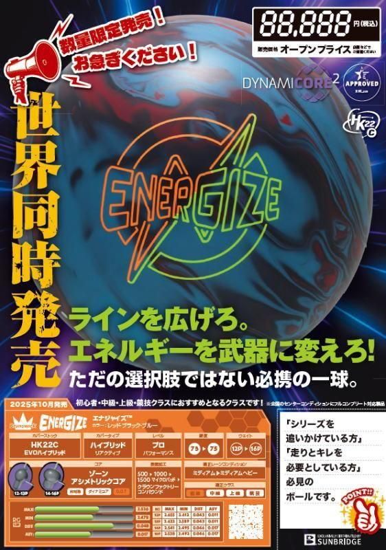 ラインを広げろ。エネルギーを武器に変えろ！ブランズウィック