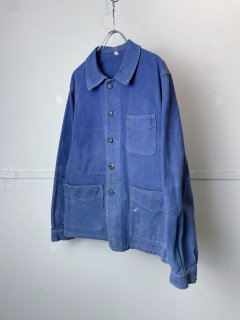 60s V-poke French work jacket 