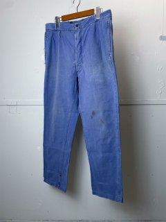 60s cotton twill French work pant 