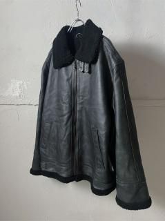Euro B3 type leather flight jacket