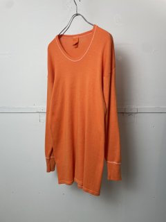 over dyed "HERMES orange" German military cotton tops 