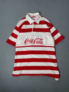 coca cola rugby shirt size XL