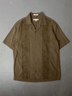 USA Silk open collar shirt size M