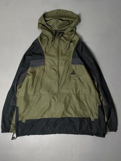 木更津 古着屋 Tsumiki」NIKE ACG Anorak Parka -GREEN/BLACK 木更津 古着屋 Tsumiki」NIKE ACG Anorak Parka -GREEN/BLACK