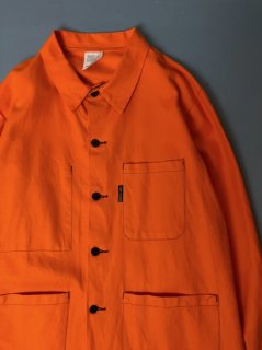 French color work jacket "orange"
