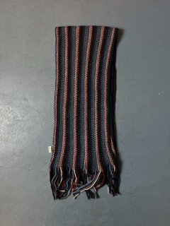 Euro stripe knit muffler 