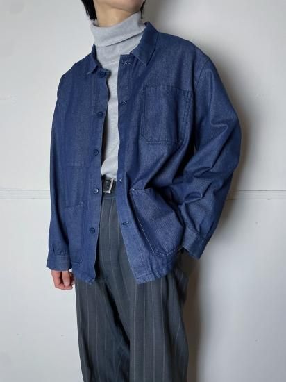 木更津 古着屋 Tsumiki」70s French work denim jacket(70年代 木更津 古着屋 Tsumiki」70s French work denim jacket(70年代