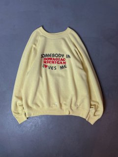 80s USA Print sweat shirt size XL