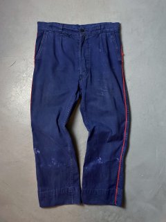 50s~60s french work fireman pants 84cm