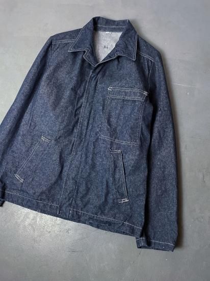 France製 60s Adolphe Lafont デニムジャケット MADE IN FRANCE】Adolphe Laphont デニムワークジャケット (for