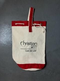 USA Canvas bag -RED-