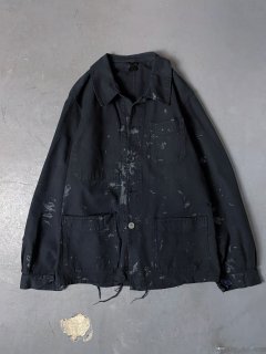 Overdyed vintage french work jacket