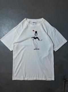 USA Print White Tee size M