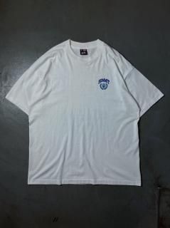 90s Vintage white print Tee size XL