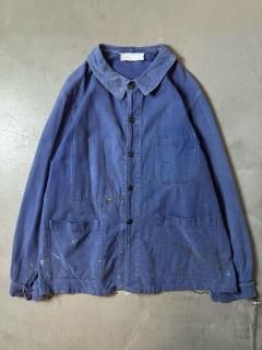 French work Jacket "Fade Ink Blue"