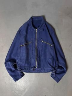 60s ADOLPHE LAFONT moleskin engineer jacket