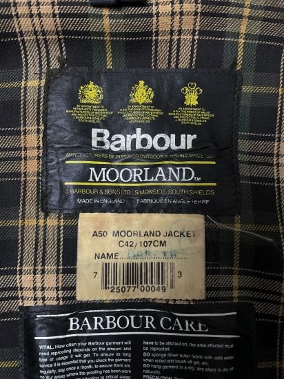 木更津 古着屋 Tsumiki」Barbour MOORLAND size C42（バブアー ムーア