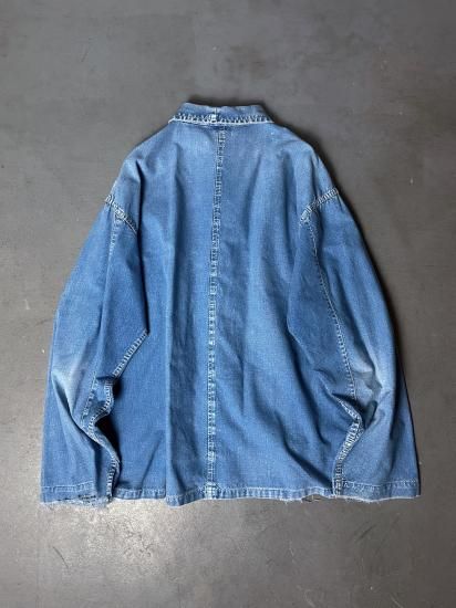 木更津 古着屋 Tsumiki」50s~60s French China Denim work jacket（50