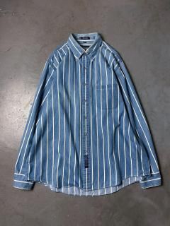 GH Bass cotton stripe L/S shirt size XL