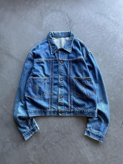 【60s' Burlington】デニムジャケット 2nd 木更津 古着屋 Tsumiki」50s~60s Burring 2nd type Denim jacket