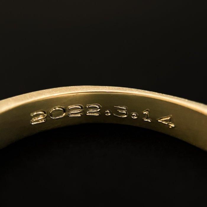 K18 ペアシェイプリング 0.33cts 2.5g K18ペアシェイプダイヤモンドリング 1点物