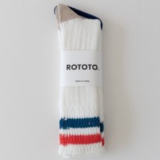 <img class='new_mark_img1' src='https://img.shop-pro.jp/img/new/icons1.gif' style='border:none;display:inline;margin:0px;padding:0px;width:auto;' />ROTOTO /O.S. RIBBED CREW SOCKS